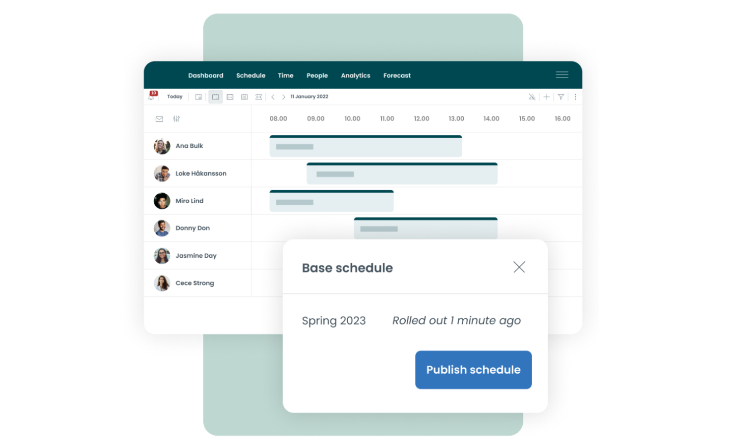base schedule base schedule