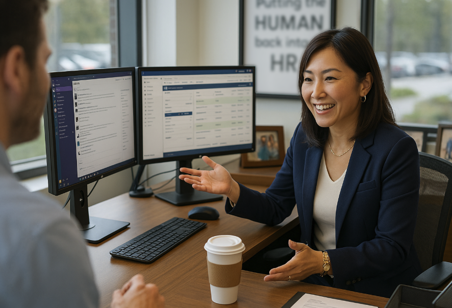 HR Director with Employee HR Director with Employee