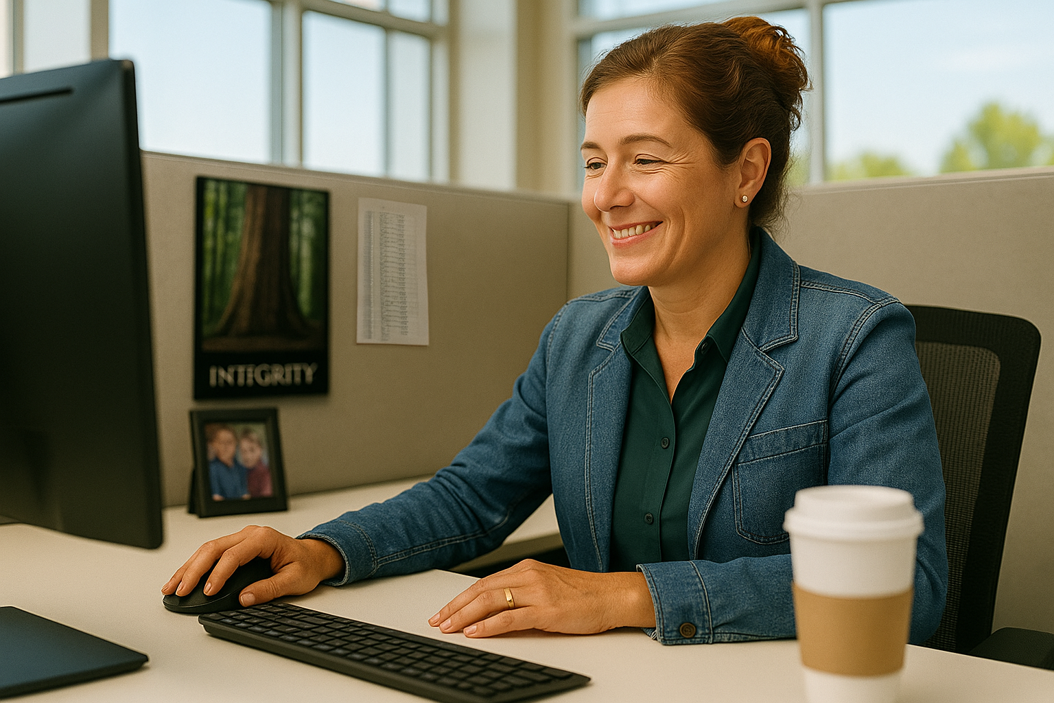 Payroll Manager Happy